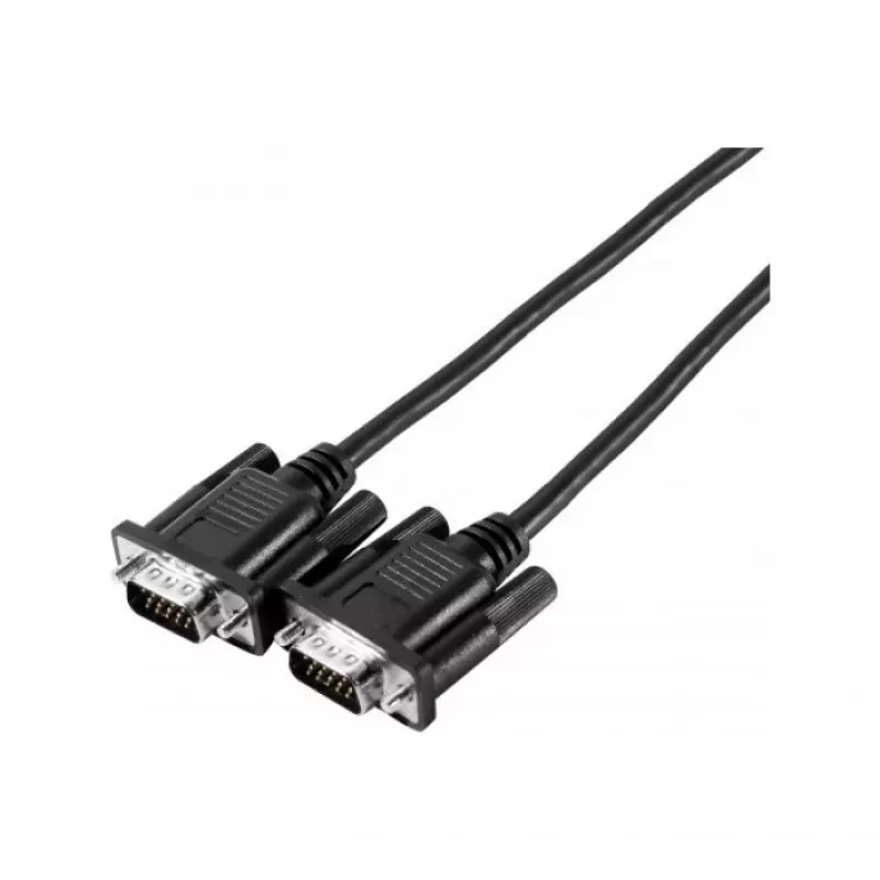 EXERTIS CONNECT SVGA-monitorkabel Eco, 15-polig HD D-Sub stekker-stekker, 2,0 m, zwart 117700