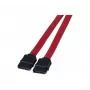 Exertis Connect SATA-datakabel – 75 cm, rood, recht naar recht, 6 Gbps 314013
