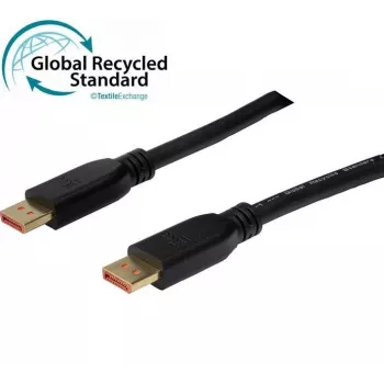 Exertis Connect DisplayPort 2.1-kabel, 80 Gbit/s, UHBR20, 4:4:4, GRS, DisplayPort stekker naar DisplayPort stekker, 1,0 m 127241