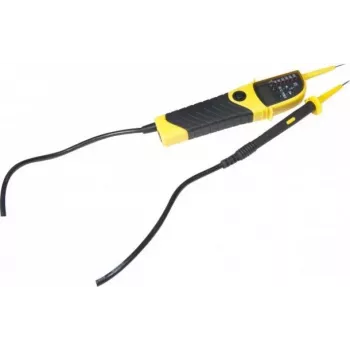 EXERTIS CONNECT spanningstester met LCD-display en hoogspanningsindicatie, 12-600V AC/DC 045076