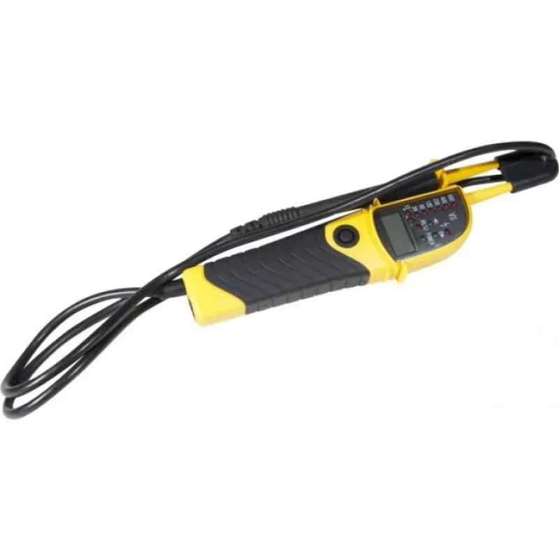 EXERTIS CONNECT spanningstester met LCD-display en hoogspanningsindicatie, 12-600V AC/DC 045076