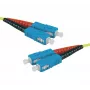 Exertis Connect HD LWL-patchkabel, OS2 singlemode, SC duplex naar SC duplex, UPC, geel, 15 m 392877