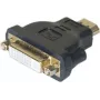 EXERTIS CONNECT HDMI naar DVI-I-adapter, HDMI-stekker naar DVI-I 24+5 bus, zwart 127951