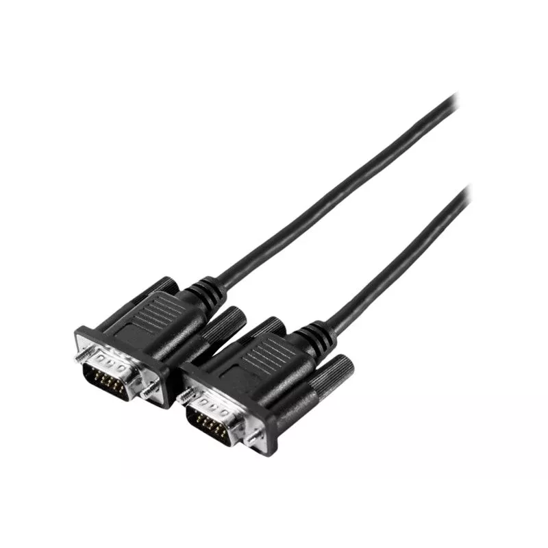 EXERTIS CONNECT SVGA-monitorkabel Eco, 15-polige HD D-Sub stekker-stekker, 10,0 m, zwart 117740