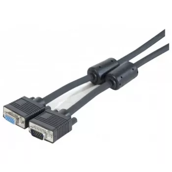EXERTIS CONNECT SVGA-monitorkabel, 15-polige HD D-Sub stekker/bus, 10,0 m, zwart 119840