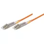 TECLINE OM1 glasvezel-patchkabel LC duplex naar LC duplex, 62,5/125 µm, oranje, 30 m 86330
