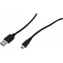 Exertis Connect USB 2.0-kabel, USB-A stekker naar Mini-USB Type-B stekker, 5,0 m, zwart 532418