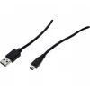 Exertis Connect USB 2.0-kabel, USB-A stekker naar Mini-USB Type-B stekker, 5,0 m, zwart 532418