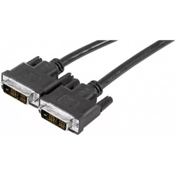 EXERTIS CONNECT DVI-D single link-monitorkabel, 18+1 pin stekker naar stekker, 1,8 m, zwart 127475