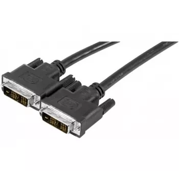 EXERTIS CONNECT DVI-D single link-monitorkabel, 18+1 pin stekker naar stekker, 1,8 m, zwart 127475