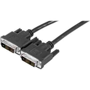 EXERTIS CONNECT DVI-D Single Link Monitor-kabel, 18+1 Pin DVI-D stekker naar DVI-D stekker, 3,0 m, zwart 127480