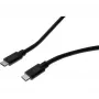EXERTIS CONNECT USB 3.2 Gen 2x2 kabel 20 Gbps / 240W USB-C naar USB-C, zwart, 1,5 m (532650)