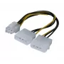 EXERTIS CONNECT Molex naar PCI-E stroomadapterkabel, 25 cm 146691