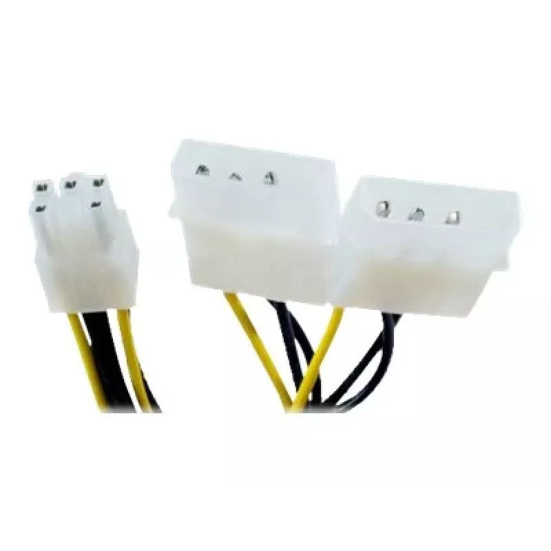 EXERTIS CONNECT Molex naar PCI-E stroomadapterkabel, 25 cm 146691