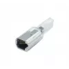 EXERTIS CONNECT Telefoonhoorn-kabelontwarmer - voorkomt verdraaien, 360° draaipunt, RJ9/RJ10/RJ22, zwart (280101)