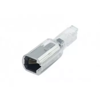 EXERTIS CONNECT Telefoonhoorn-kabelontwarmer - voorkomt verdraaien, 360° draaipunt, RJ9/RJ10/RJ22, zwart (280101)