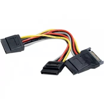 EXERTIS CONNECT SATA-stroomverdeelkabel 15-polig naar 3x SATA HDD - recht 147563