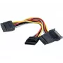 EXERTIS CONNECT SATA-stroomverdeelkabel 15-polig naar 3x SATA HDD - recht 147563