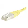 EXERTIS CONNECT Cat.6 F/UTP-patchkabel, geel, 10 m, slim bend protection 245560