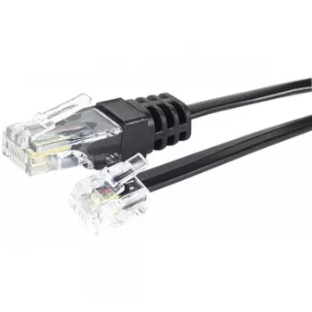EXERTIS CONNECT telefoonkabel RJ11-stekker naar RJ45-stekker zwart 10 m EXC285011
