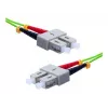 EXERTIS CONNECT OM5 SC Duplex naar SC Duplex Glasvezel-patchkabel, 50/125 µm, UPC, Limoengroen, 2 m 392902