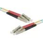 EXERTIS CONNECT HD OM3 LC Duplex Glasvezel-patchkabel, 50/125 µm, Aqua, 0,5 m 392720