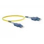 Exertis Connect LC/UPC naar LC/UPC Singlemode OS2 Duplex Glasvezel-patchkabel, 10m, Geel, LSZH 392936