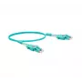 EXERTIS CONNECT Uniboot Glasvezel-patchkabel, OM3, LC Duplex naar LC Duplex, UPC, Aqua, 2 m 392942
