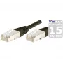 EXERTIS CONNECT CAT.6 F/UTP waterdichte outdoor-patchkabel, zwart, 1,0 m 845039