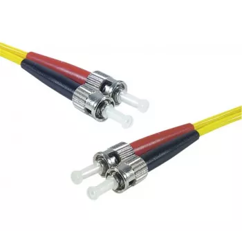 EXERTIS CONNECT glasvezel-patchkabel Eco, OS2 singlemode, duplex ST/UPC naar ST/UPC, geel, 1,0 m 392891