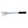 EXERTIS CONNECT Cat6 F/UTP waterdichte outdoor-patchkabel, 2m, zwart 845040