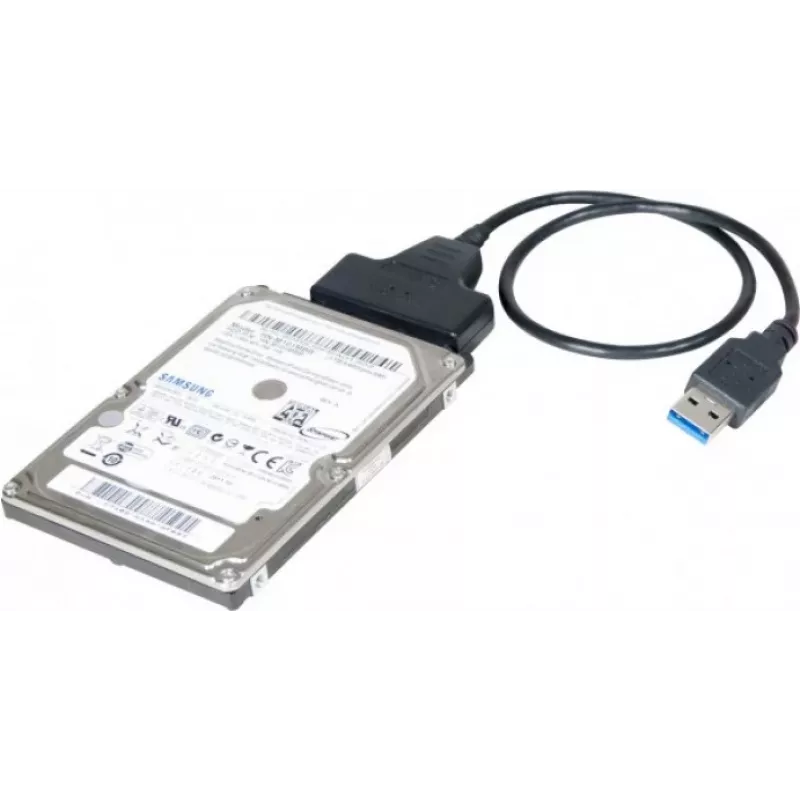 Exertis Connect 508305 USB 3.0 naar SATA-adapter voor 2,5 inch SSD/HDD, zwart