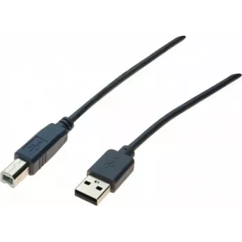 Exertis Connect USB 2.0 kabel USB-A stekker naar USB-B stekker 1,0m grijs 532407