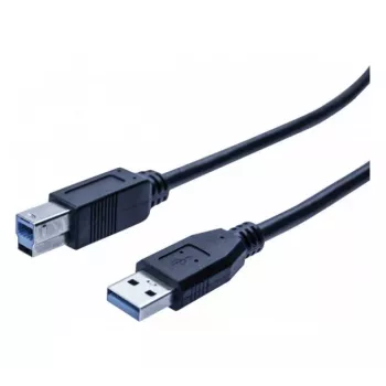 Exertis Connect USB 3.0 Type-A stekker naar Type-B stekker kabel, 0,5 m, zwart 532463