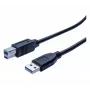 Exertis Connect USB 3.0 Type-A stekker naar Type-B stekker kabel, 0,5 m, zwart 532463