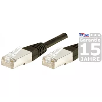 EXERTIS CONNECT Cat6 outdoor waterdichte patchkabel F/UTP, zwart, 50m 845050
