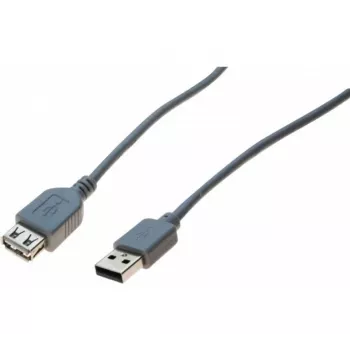 Exertis Connect USB 2.0 verlengkabel - USB-A stekker naar USB-A bus, 3 m, grijs 532509
