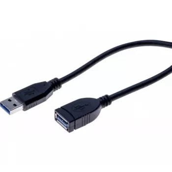 EXERTIS CONNECT Tecline 532462 USB 3.2 Gen 1 kabel, USB-A naar USB-B, 3 m, zwart