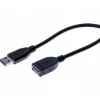 EXERTIS CONNECT Tecline 532462 USB 3.2 Gen 1 kabel, USB-A naar USB-B, 3 m, zwart
