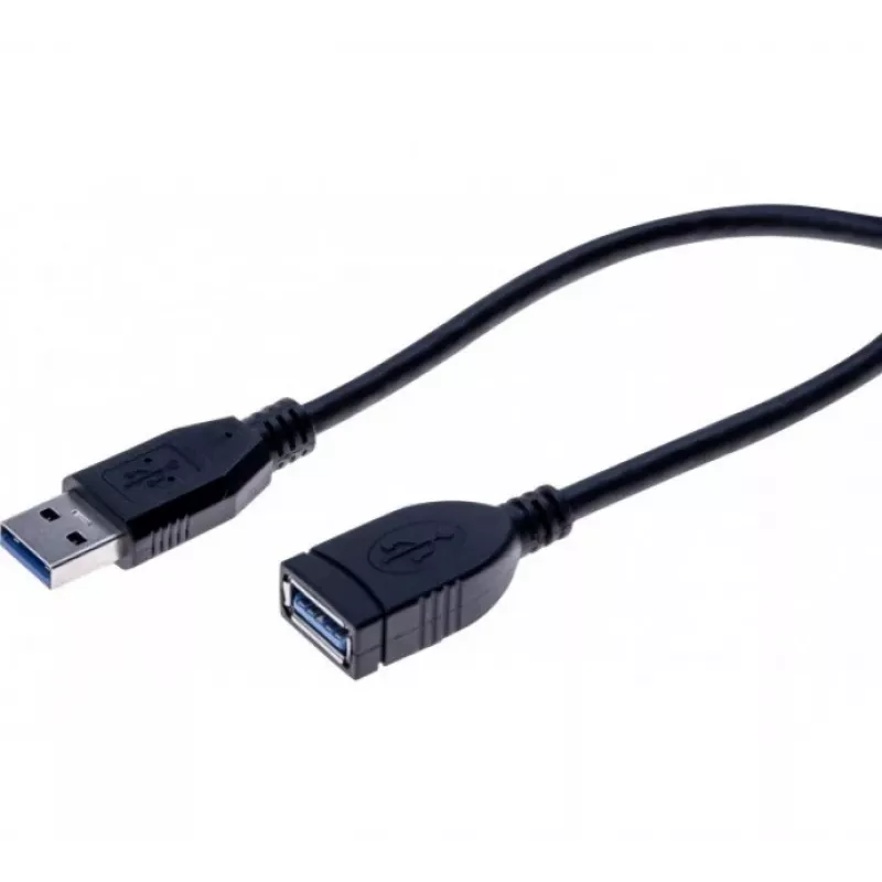 EXERTIS CONNECT Tecline 532462 USB 3.2 Gen 1 kabel, USB-A naar USB-B, 3 m, zwart