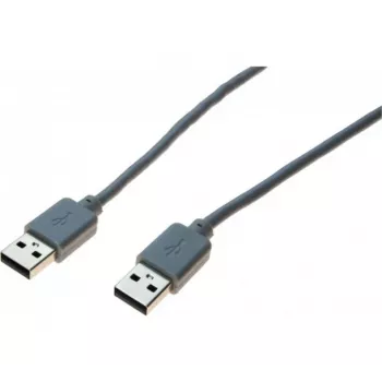exertis Connect USB 2.0 datalink-kabel, USB-A naar USB-A, grijs, 1,8 m 532502