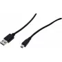 Exertis Connect USB 2.0 kabel - USB-A stekker naar Mini-USB Type-B stekker - 1,5 m - zwart 532515