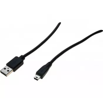 Exertis Connect USB 2.0 kabel - USB-A stekker naar Mini-USB Type-B stekker - 1,5 m - zwart 532515