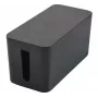 Exertis Connect kabelmanagement-box klein voor stekkerdozen, zwart, 240 x 120 x 130 mm 573426