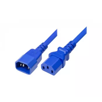 Exertis Connect IEC-stroomkabel C14 naar C13, blauw, 5,0 m 808047