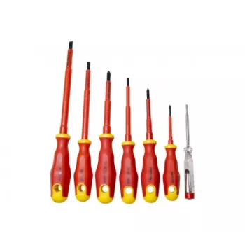 VDE-geïsoleerde schroevendraaierset, 7-delig | EXERTIS CONNECT 815511