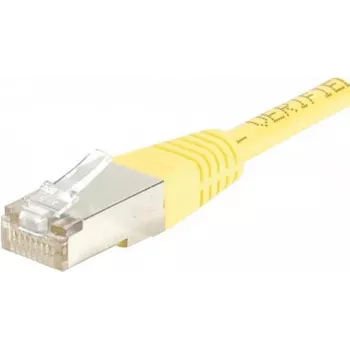 EXERTIS CONNECT CAT.5e F/UTP afgeschermde patchkabel, geel, 3,0 m 854106