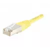 EXERTIS CONNECT CAT.5e F/UTP afgeschermde patchkabel, geel, 3,0 m 854106