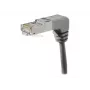 EXERTIS CONNECT Cat.6A S/FTP patchkabel, haaks, 0,7 m, grijs 854287