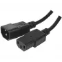 Exertis Connect IEC-voedingskabel C14 naar C13, halogeenvrij, zwart, 1,8 m 807952